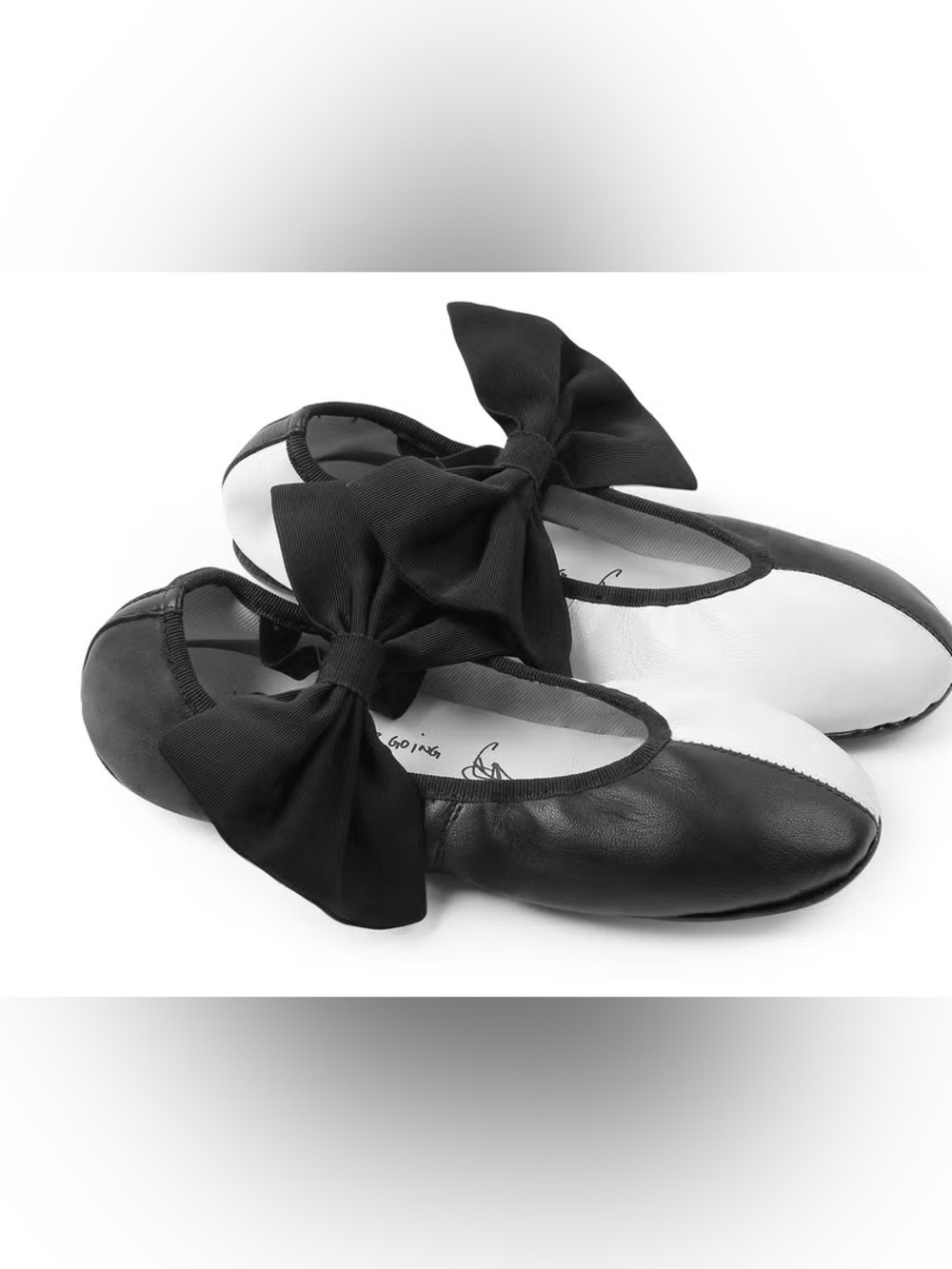 Repetto x Sia Black and White Ballet Shoes